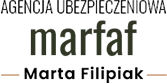 logo Marfaf. Agencja ubezpieczeniowa Marta Filipiak